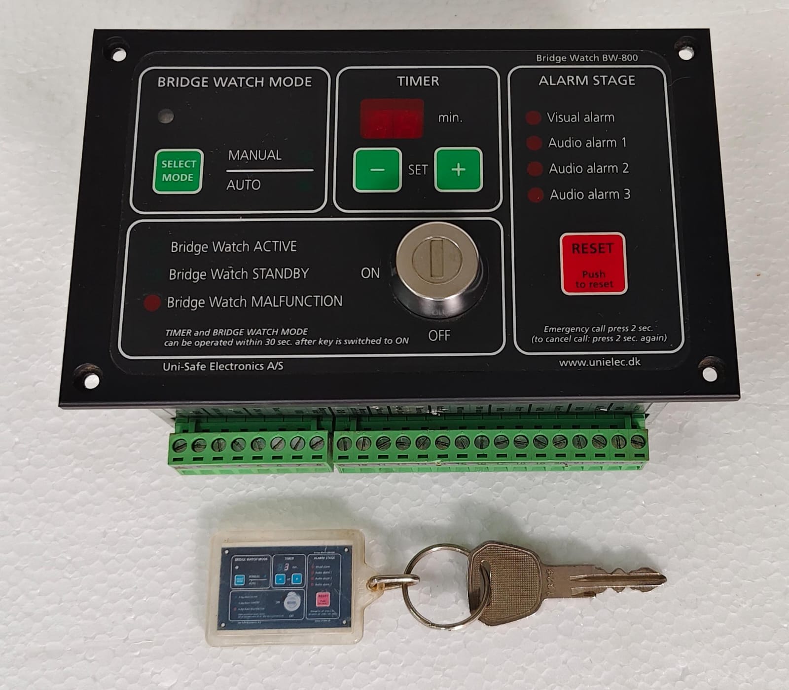 UNISAFE BW-800 BNWAS DISPLAY