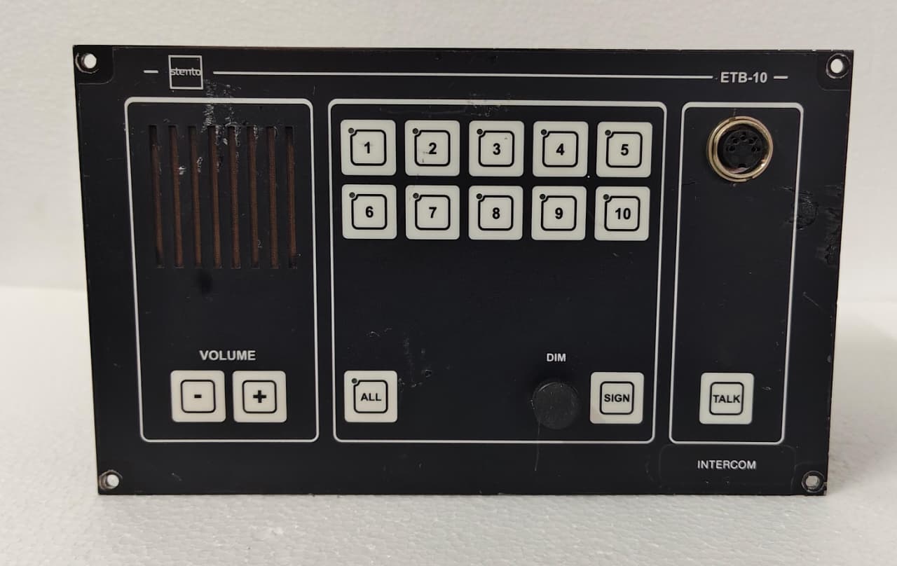 ZENITEL/VINGTRON MARINE ETB-10V5 TALK-BACK SYSTEM