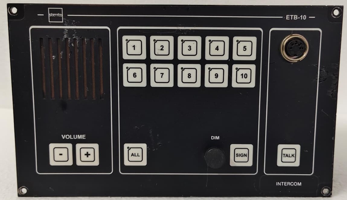 ZENITEL MARINE ETB-10 V5 MAIN STATION TALK-BACK SYSTEM